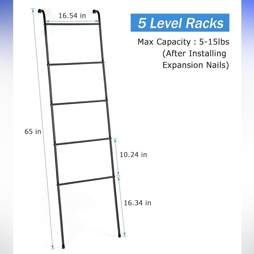 NWT Black Blanket Ladders *set of 2*